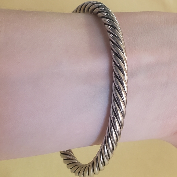 Cable 925 Sterling Silver bracelet. NWOT - Picture 4 of 4